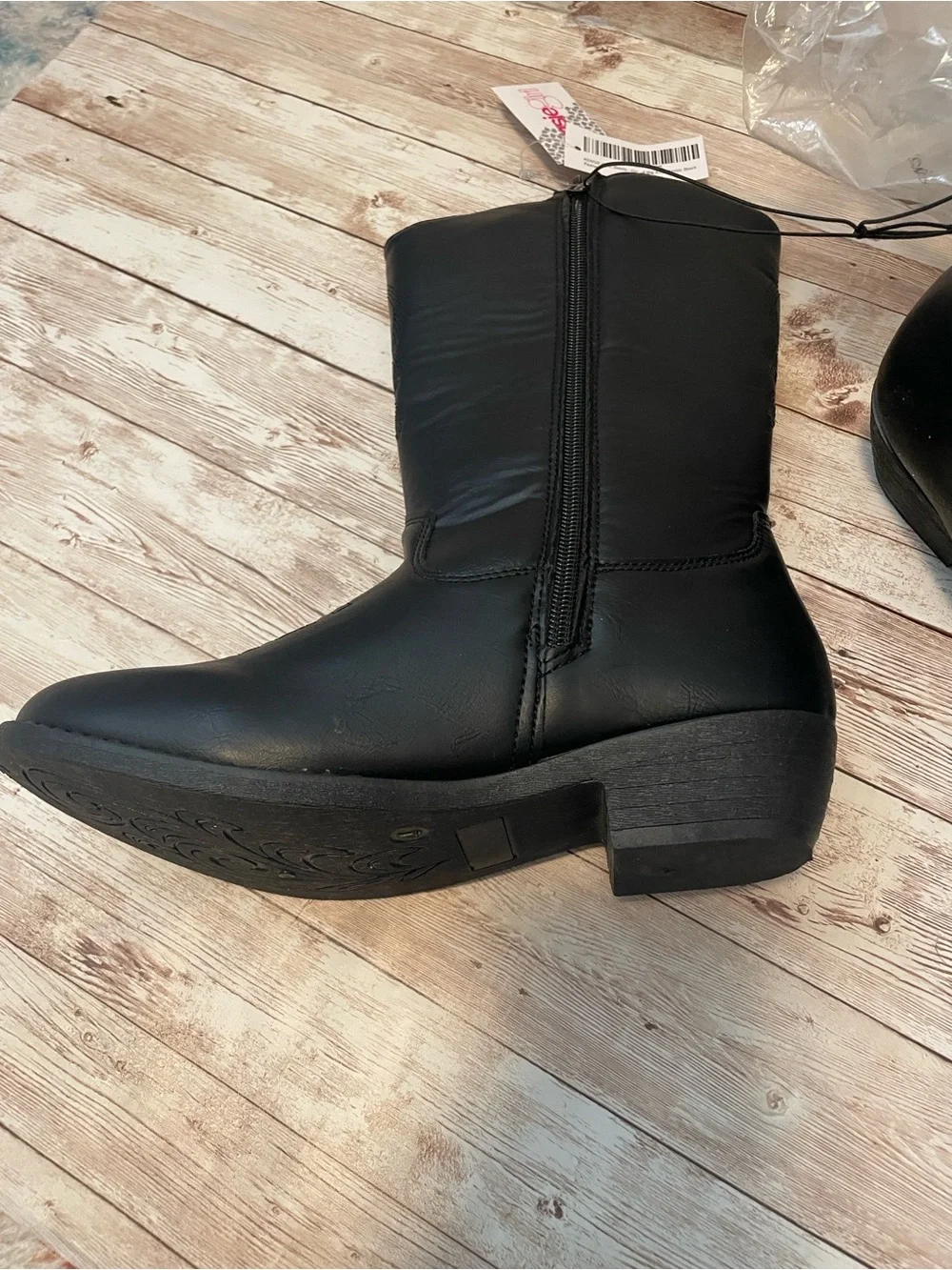 Kensie Girl Black Kids Mid-Calf Boots